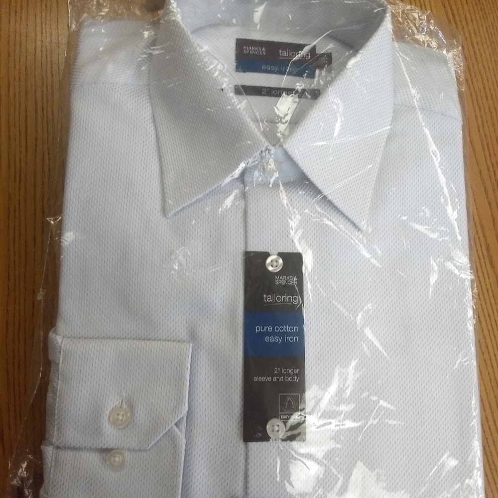 New Marks&Spencer mens dress shirt 38/15